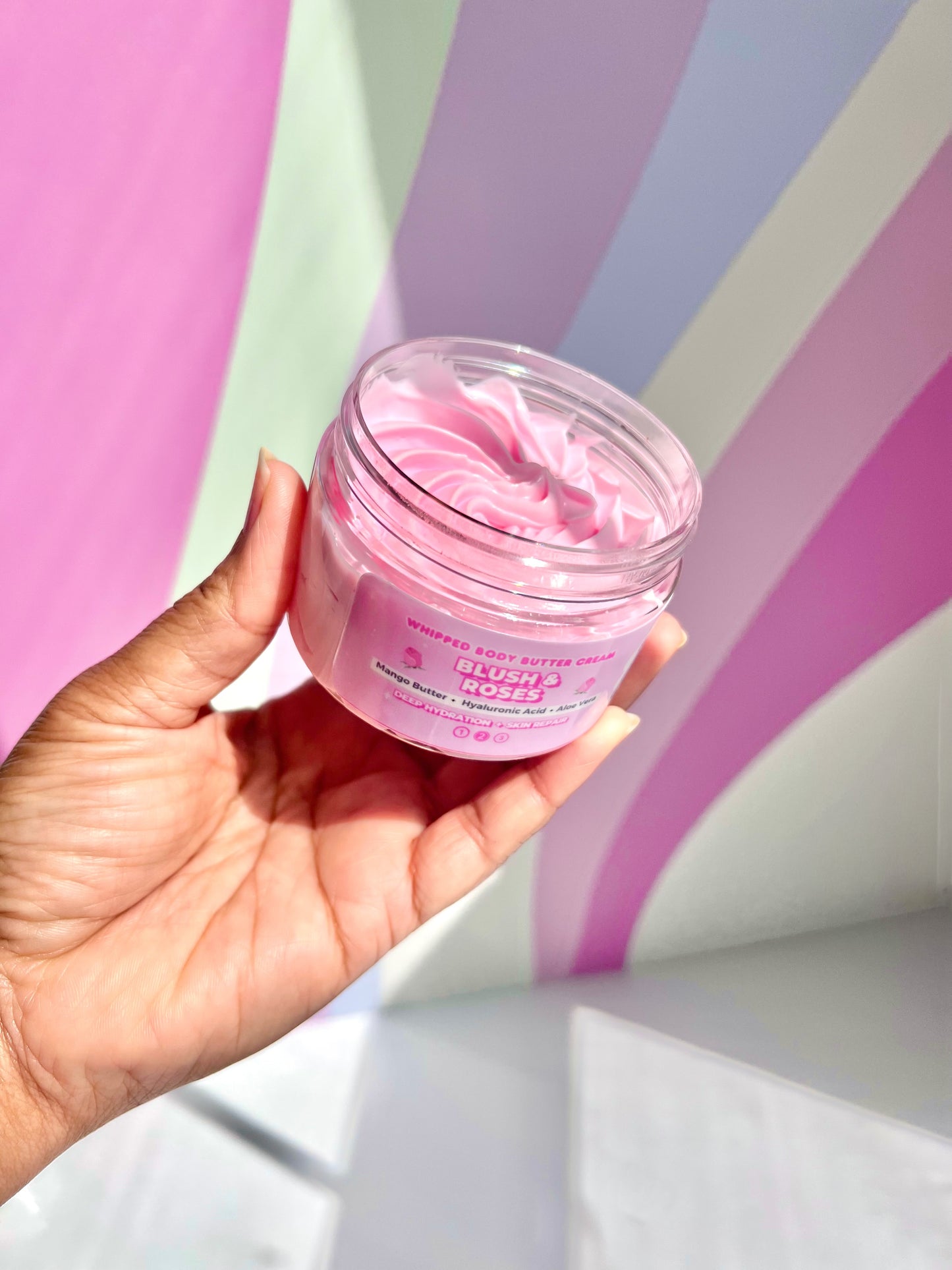 Hyaluronic Body Butter Cream - Blush and Roses