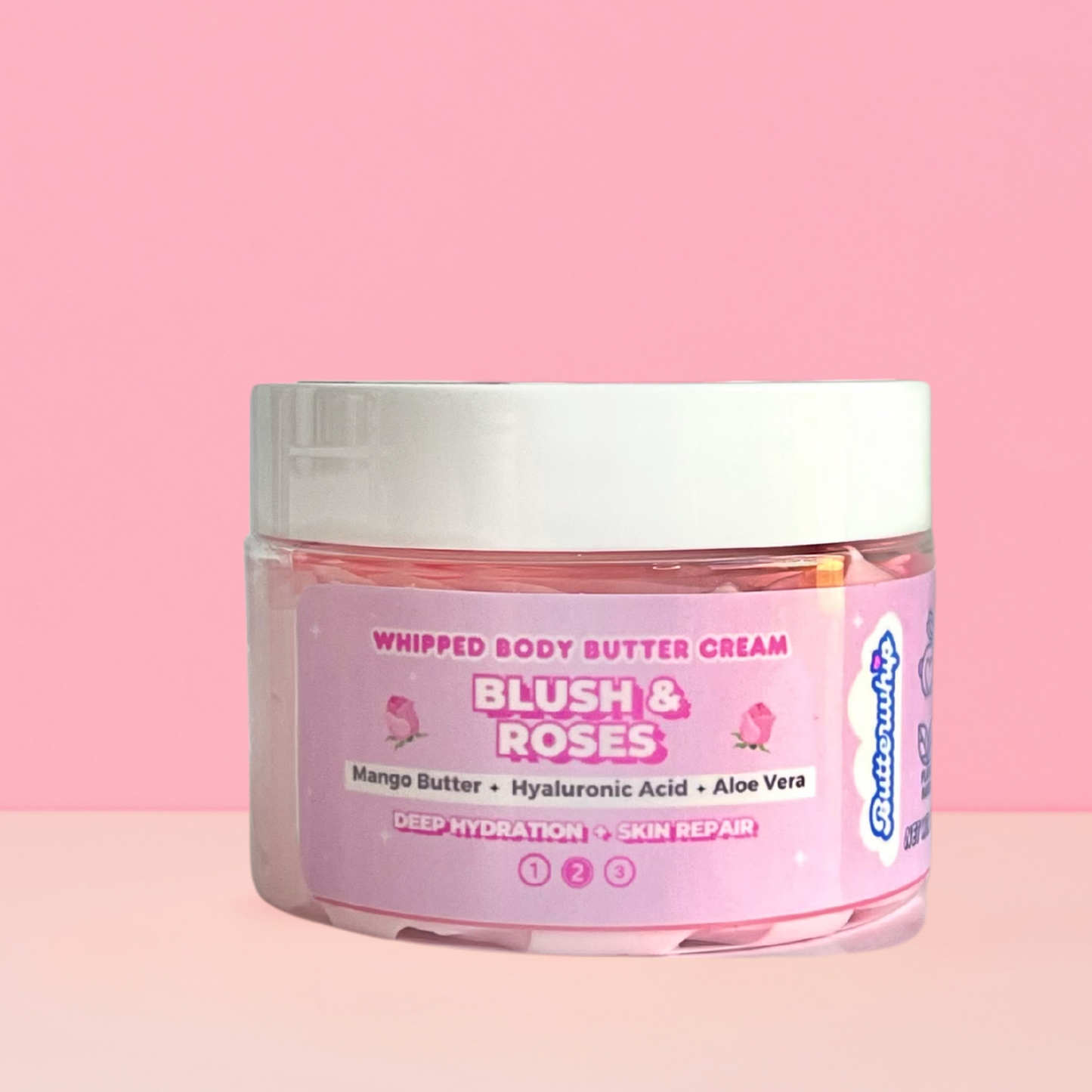 Hyaluronic Body Butter Cream - Blush and Roses