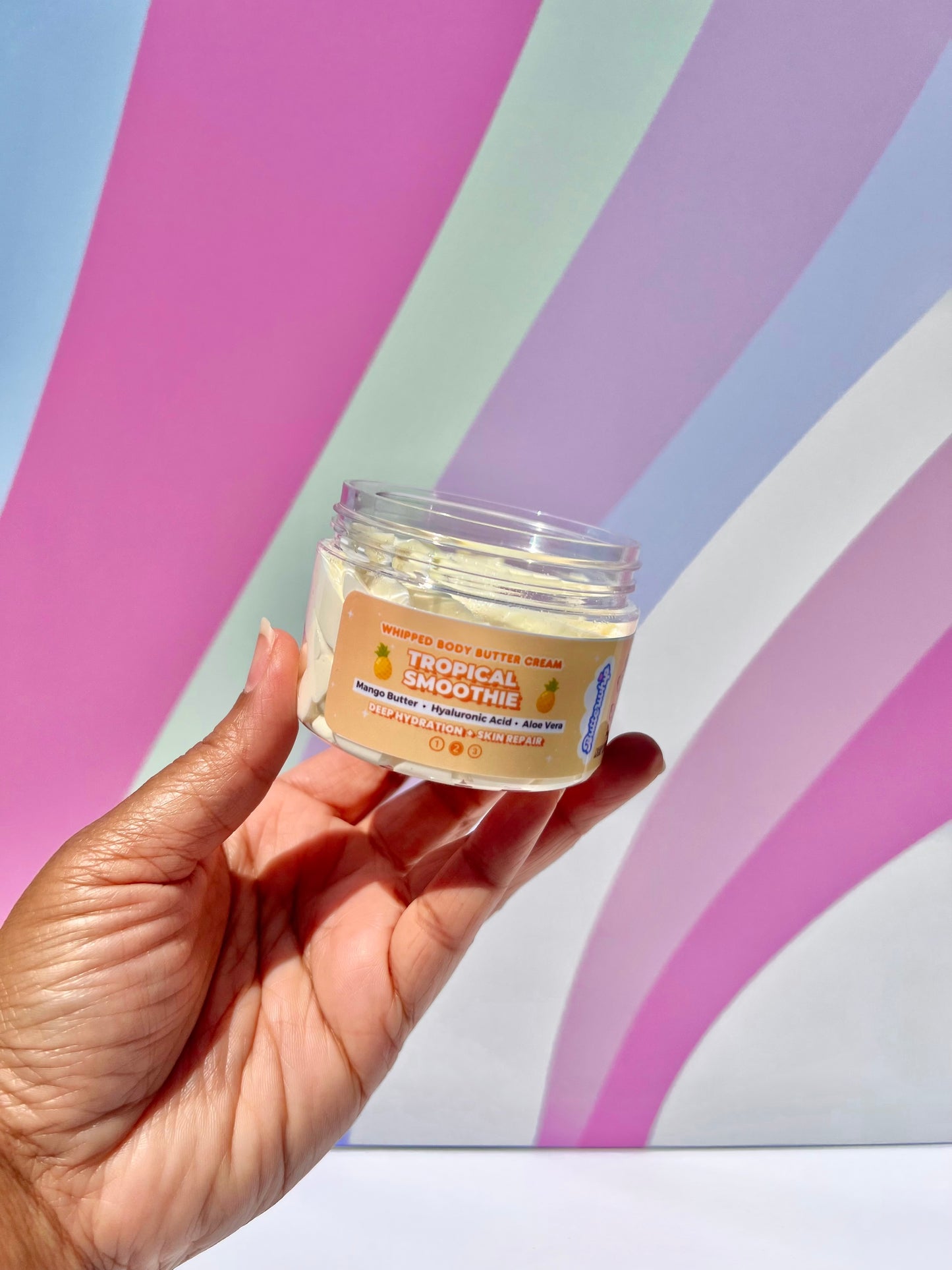 Moisturizing Hyaluronic and Aloe Body Butter Cream - Tropical Smoothie