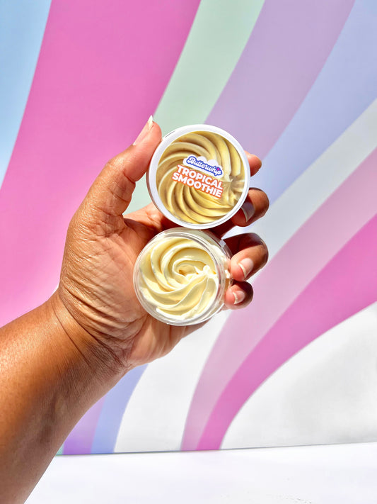 Moisturizing Hyaluronic and Aloe Body Butter Cream - Tropical Smoothie