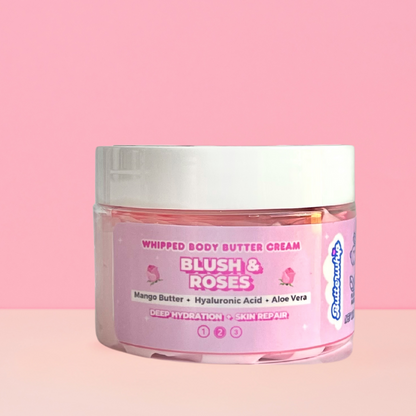 Hyaluronic Body Butter Cream - Blush and Roses
