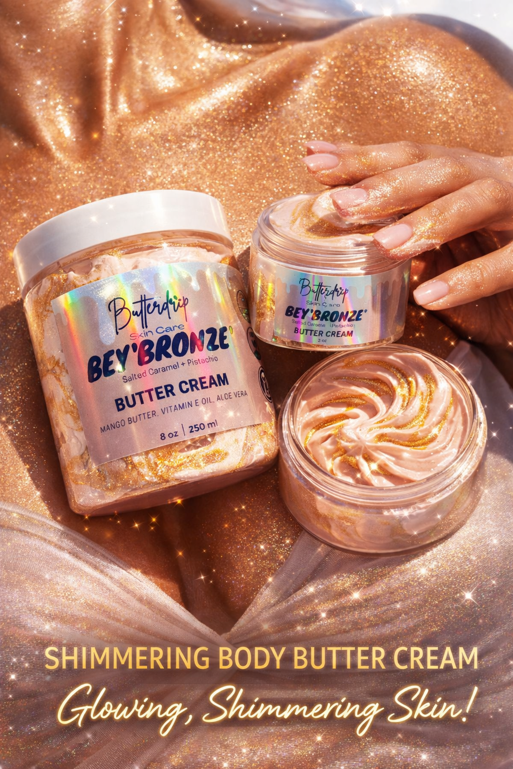 Glam Body Butter Cream by Butterdrip - Bey'Bronze'