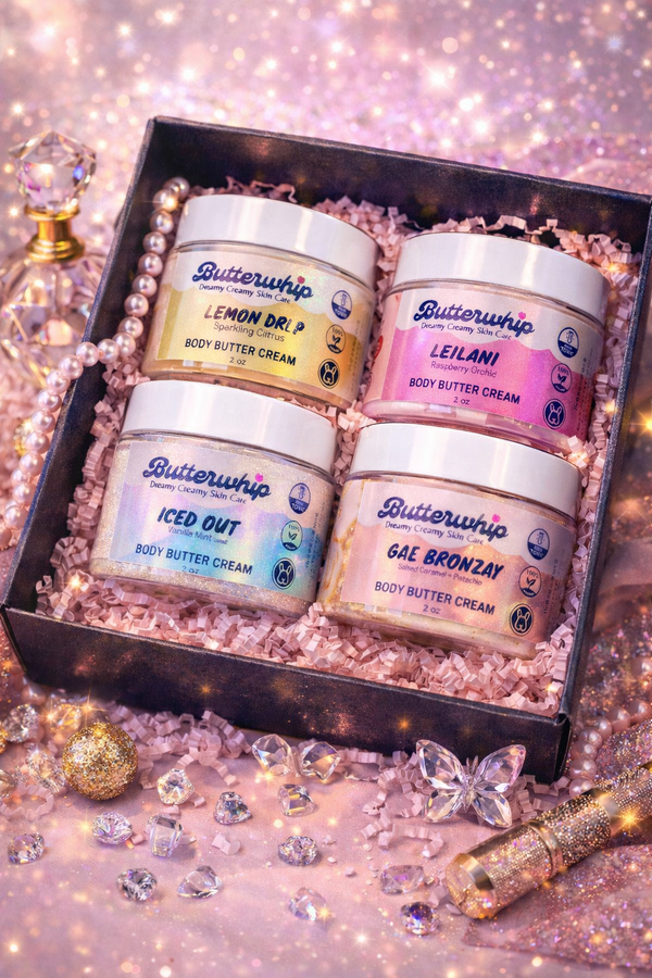 Butterdrip Glam Shimmer Body Butter Cream - Mini Bundle